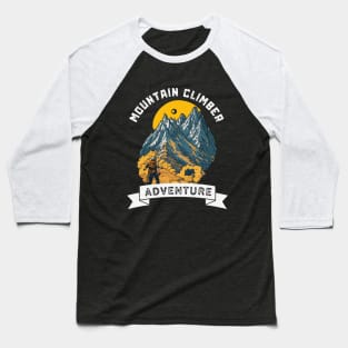 Mountain climbers adventure Baseball T-Shirt